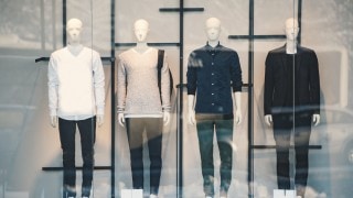 men shopping clothes