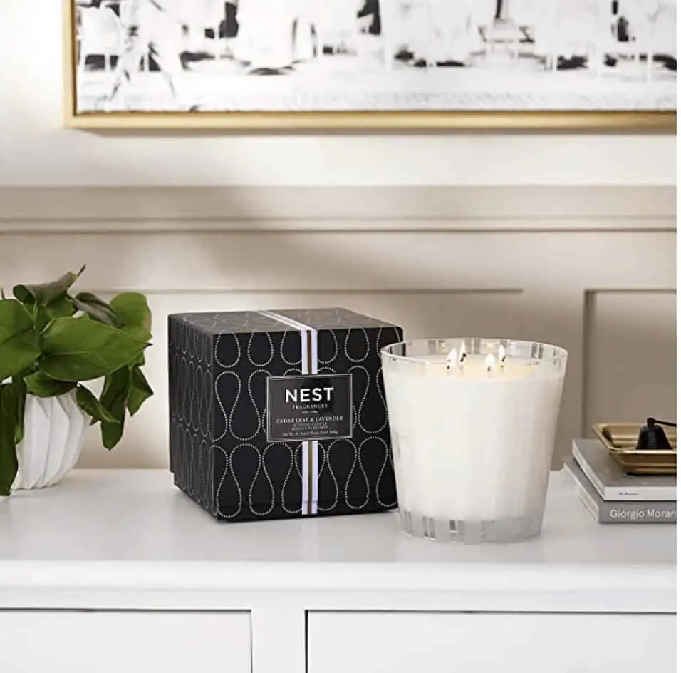 Candle on counter from Nest New York