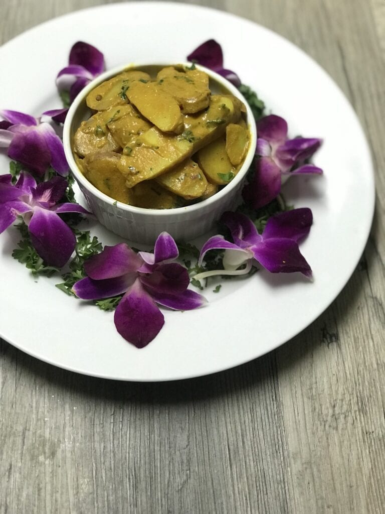 Coconut Curry Golden Potatoes