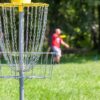 Man,Playing,Flying,Disc,Golf,Sport,Game,In,The,City