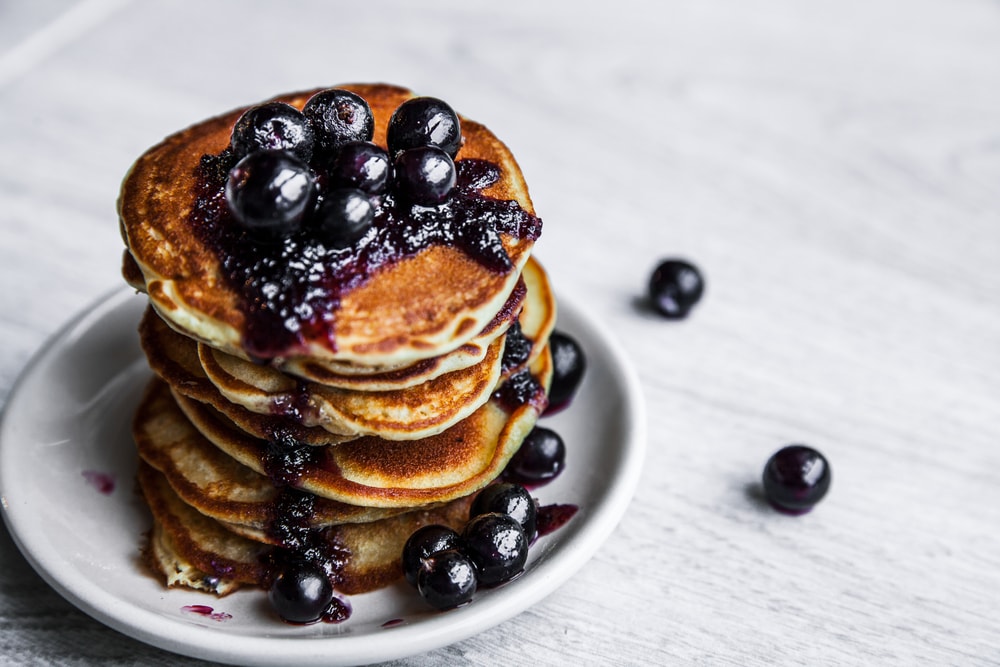 Pancakes,With,Jam,And,Currants.,Delicious,Food.,Dessert