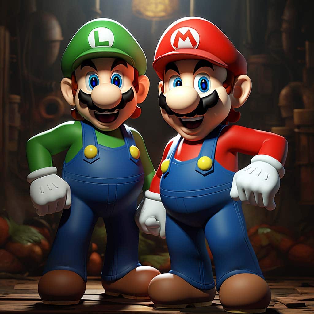 Mario and Luigi, the Italian plumber brothers loved by millions in games like "Mario Bros.", "Mario & Luigi: Superstar Saga", "Super Mario Bros." and many more.